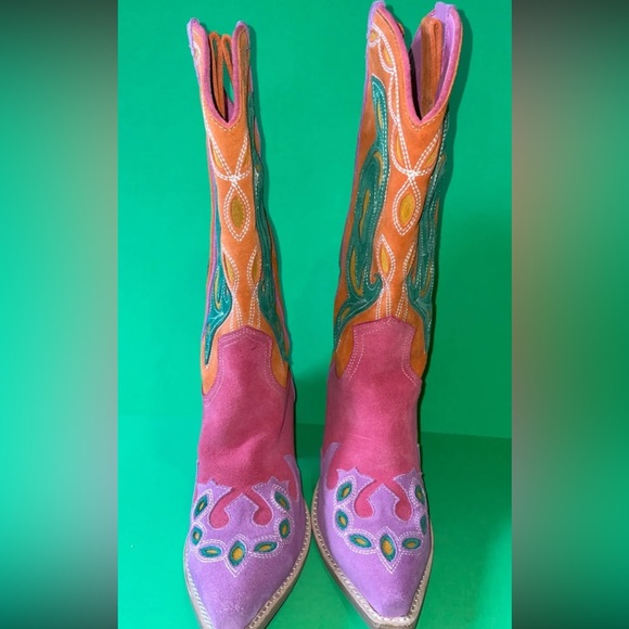 NEW Free People x Jeffrey Campbell Back on Stage Western Boots Coastal Cowgirl - Picture 4 of 7